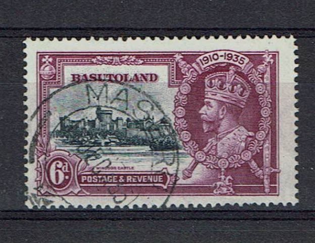 Image of Basutoland/Lesotho SG 14h FU British Commonwealth Stamp